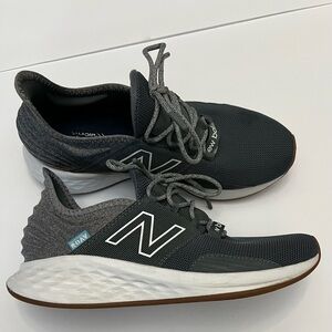 New Balance Gray and White Fresh Foam Running Shoes